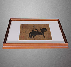 川汇书画装裱配框服务案例